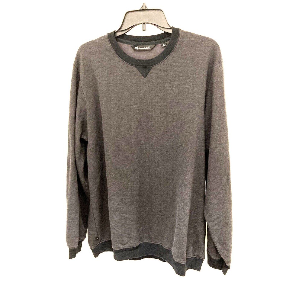 Travis Mathew Pullover Gray Carlin Crew Sweatshirt Sweater Men’s Extra Large